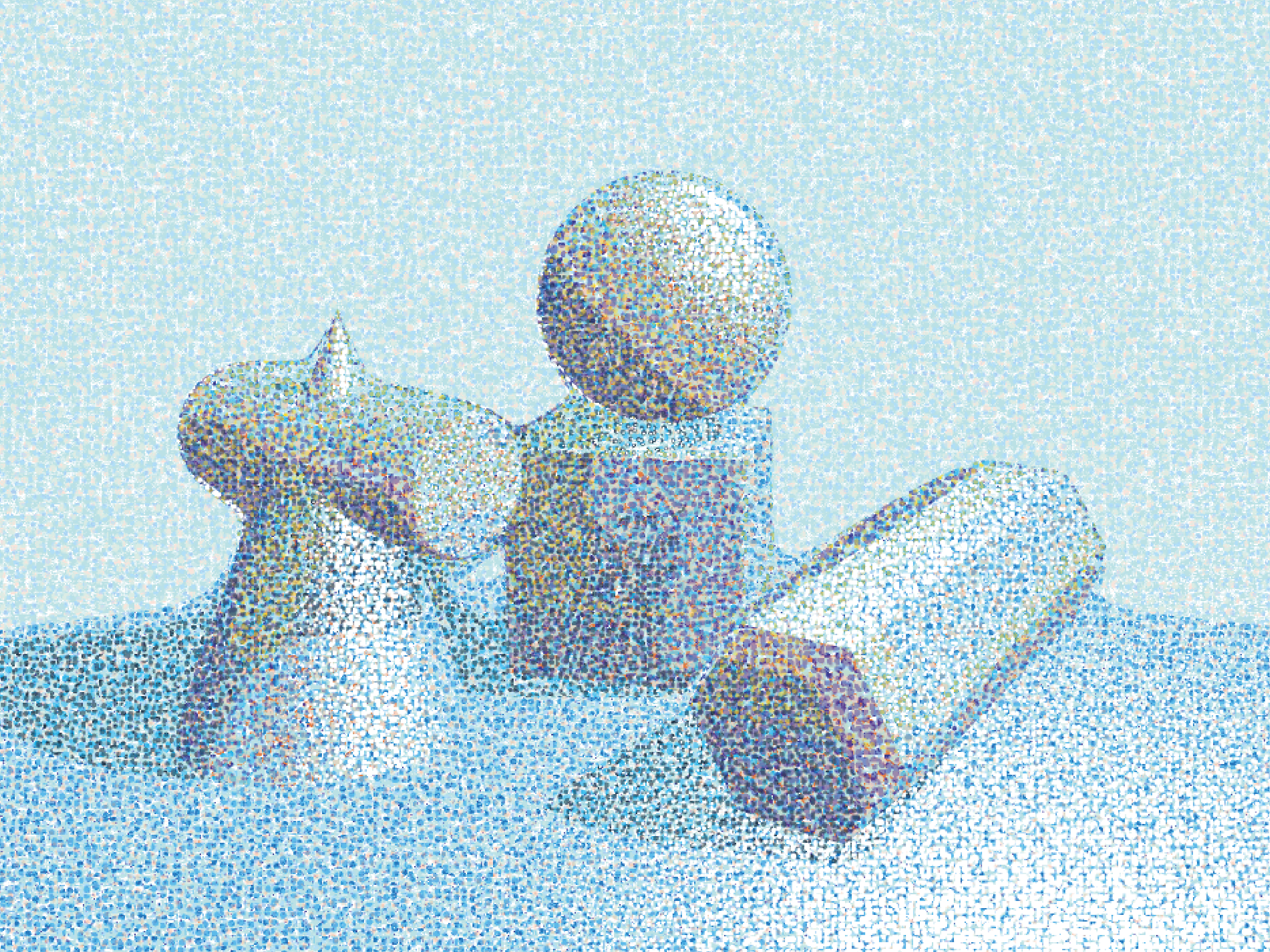 An experimental glsl painting work.