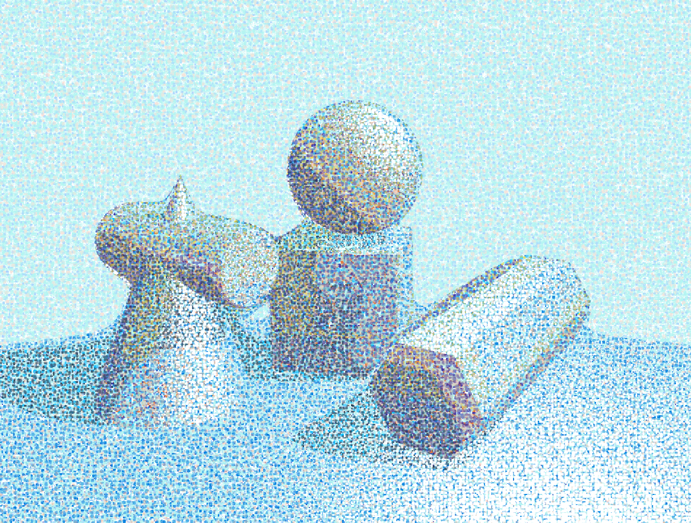 An experimental glsl painting work.