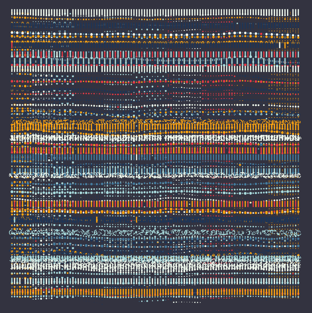 The back of rug